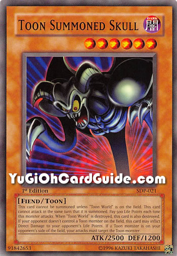 SDP-021 - Toon Summoned Skull