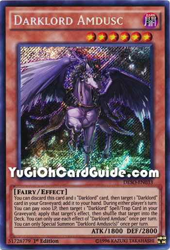 Darklord Amdusc - Yu-Gi-Oh!