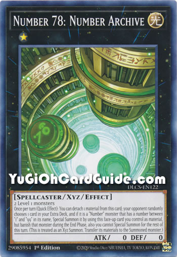 Number 78: Number Archive - Yu-Gi-Oh!