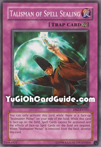 Talisman of Spell Sealing - Yu-Gi-Oh!