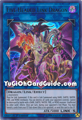 Five-Headed Link Dragon - Yu-Gi-Oh!