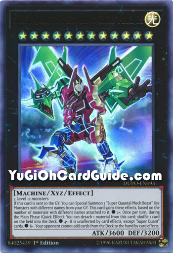 Super Quantal Mech King Great Magnus - Yu-Gi-Oh!