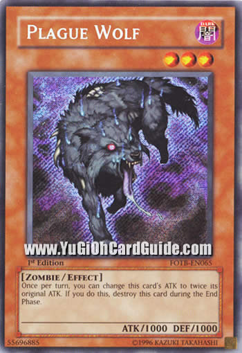 YuGiOh Plague Wolf