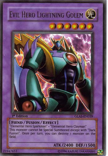 Evil HERO Lightning Golem - Yu-Gi-Oh!