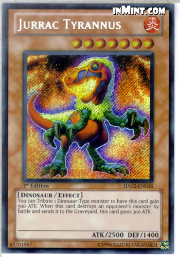 YuGiOh Jurrac Tyrannus