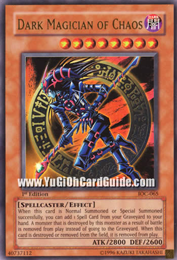 YuGiOh Dark Magician of Chaos