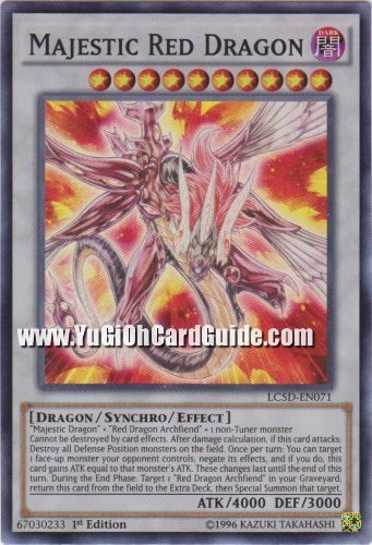 Majestic Red Dragon - Yu-Gi-Oh!