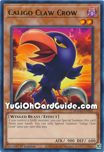 Caligo Claw Crow - Yu-Gi-Oh!