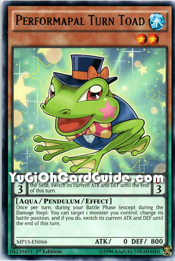 Performapal Turn Toad - Yu-Gi-Oh!