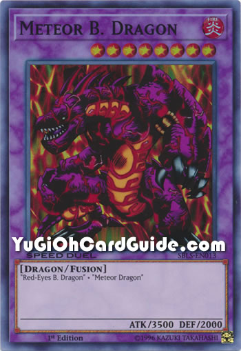 YuGiOh Meteor B. Dragon